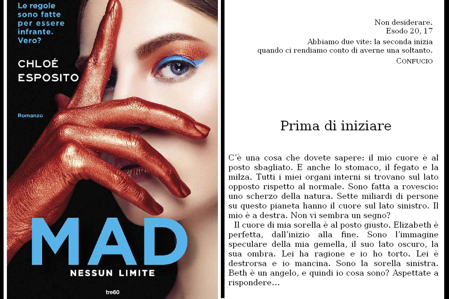 cover del libro Chloé Esposito, Mad. Nessun limite