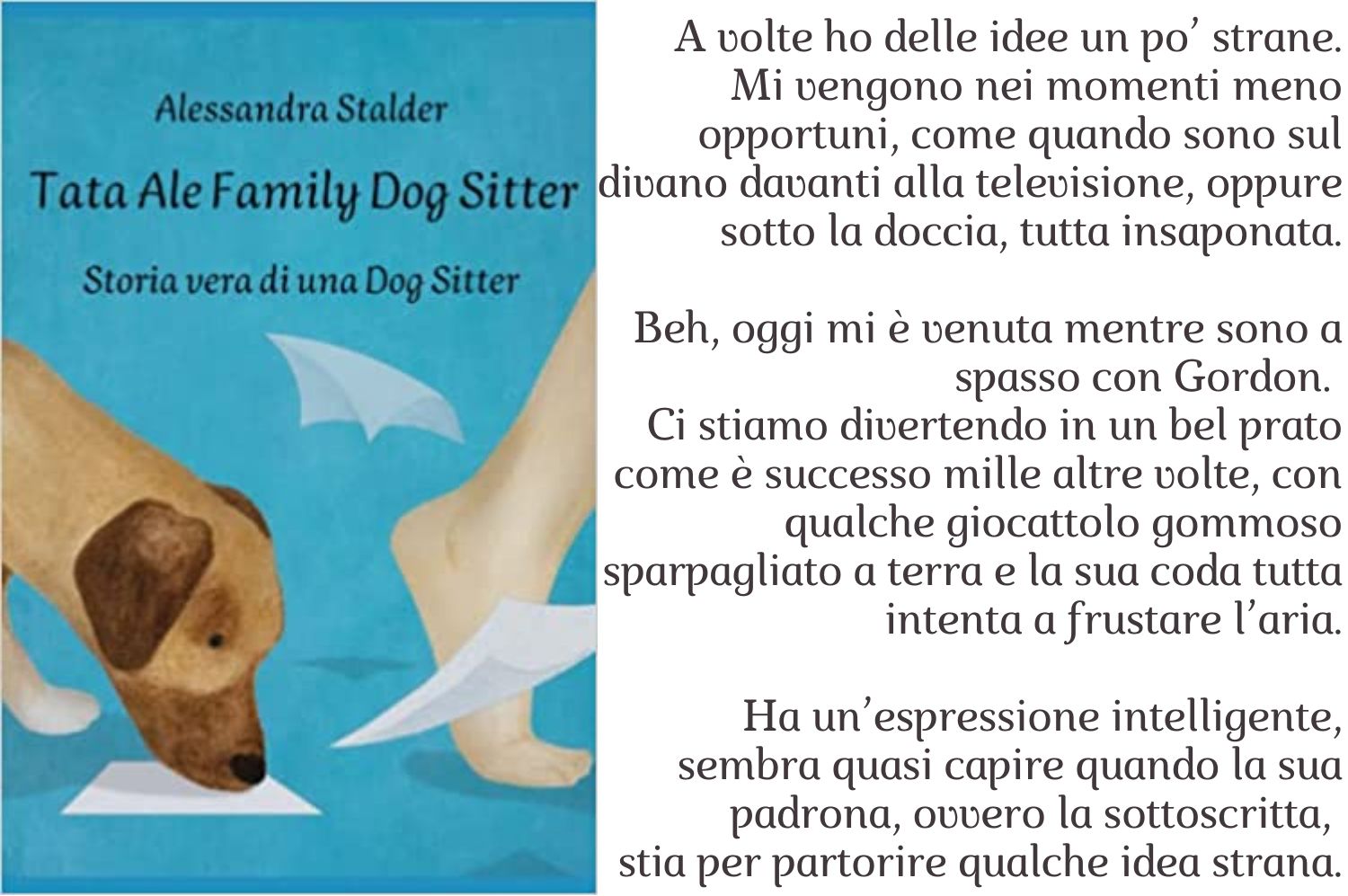 Tata Ale family Dog Sitter, libro di Alessandra Stalder